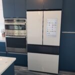 refrigerator and oven